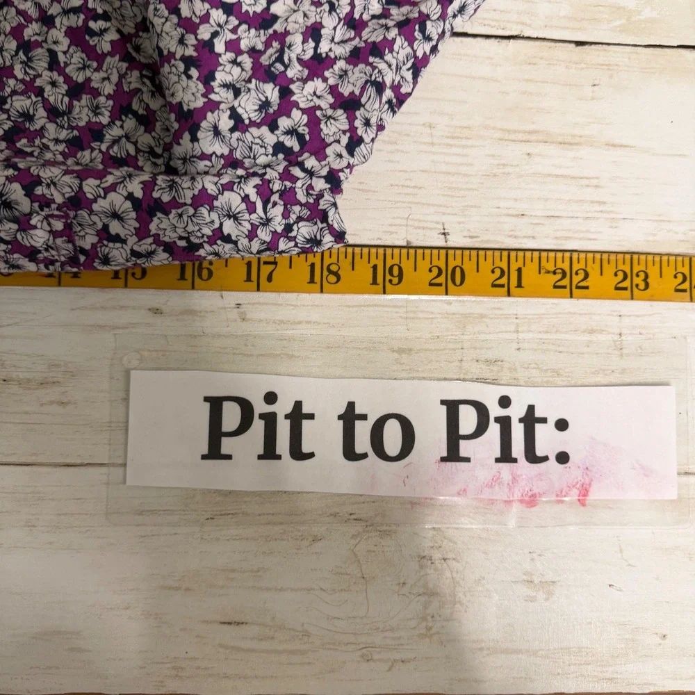 J.Crew Button Up Women XS Purple Floral Cotton Long Sleeve Cottagecore Feminine‎